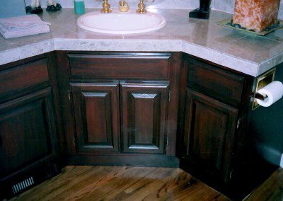 Faux Cherry Cabinet