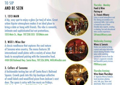 Wine Spy radar page layout