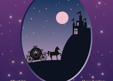 Cinderella, Cinderella poster illustration and layout