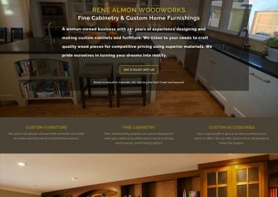Rene Almon Woodworks website